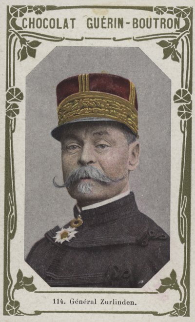 General Zurlinden (färgad bild) av French School