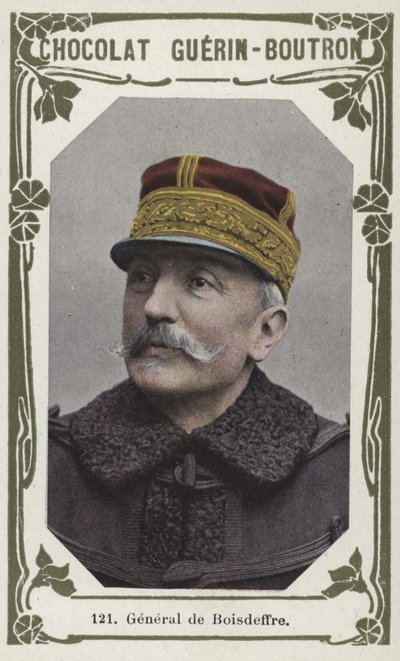 General de Boisdeffre (färgad bild) av French School