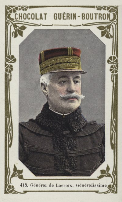 General de Lacroix, General (färgat foto) av French School