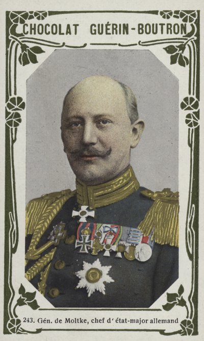 General de Moltke, tysk stabschef (färgad bild) av French School