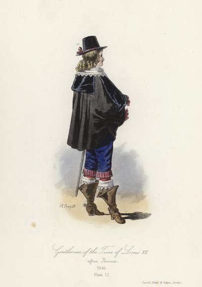 Gentleman från Ludvig XIII av Frankrikes tid av French School