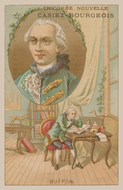 Georges-Louis Leclerc, Comte de Buffon, fransk 1700-talsforskare och författare av French School