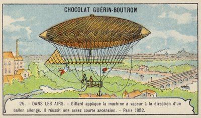 Giffards ångdrivna luftskepp, Paris av French School