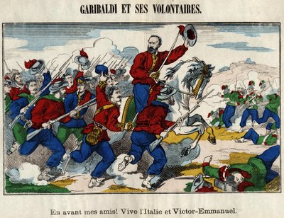 Giuseppe Garibaldi och volontärer av French School