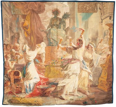 Gobelins gobeläng känd som "Summer" eller "The Feasts of Ceres" av French School
