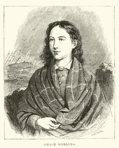 Grace Darling (gravyr) av French School