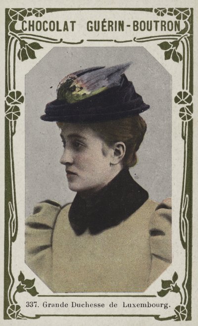 Storhertiginnan av Luxemburg (färgad bild) av French School