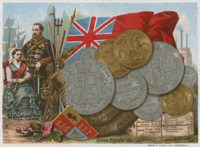 Storbritannien - valuta av French School