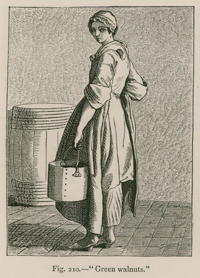 Gröna valnötter av French School