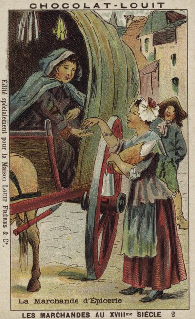 Livsmedelsaffär, 1700-talet av French School