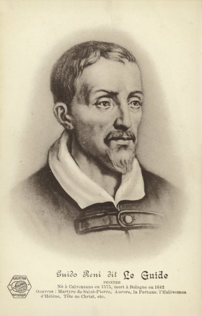 Guido Reni, italiensk målare (litografi) av French School