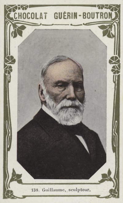 Guillaume, skulptör (färgad bild) av French School
