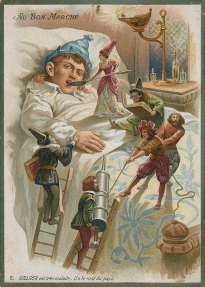 Gulliver sjuk i Lilliput av French School