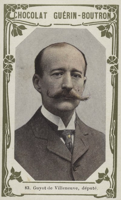 Guyot de Villeneuve, MP (färgat foto) av French School