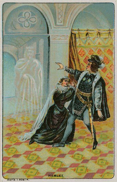 Hamlet - spöket från Hamlets far dyker upp av French School
