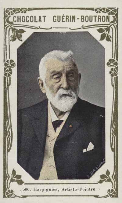 Harpignies, målare (färgad bild) av French School