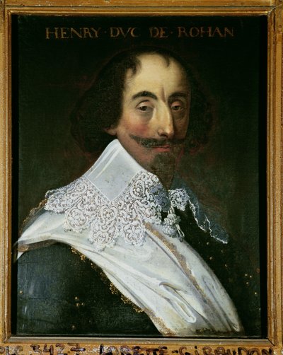 Henri (1579-1638) hertig av Rohan, 1617-38 av French School