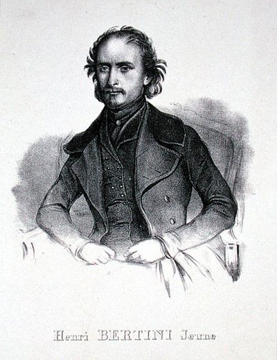 Henri Bertini (1798-1876) (litografi) av French School