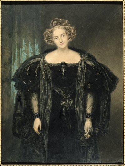 Henriette Sonntag (1803-54) i rollen som Donna Anna från operan Don Giovanni av Mozart av French School
