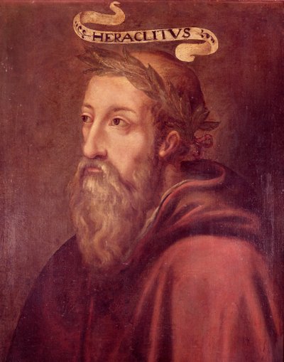 Herakleitos från Efesos (c.535-c.475 f.Kr.) av French School