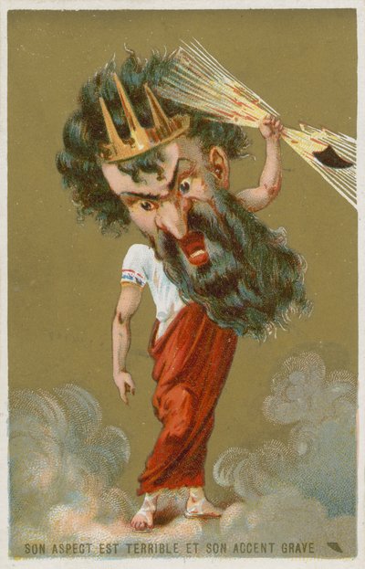 Hans utseende är fruktansvärt och graverande av French School