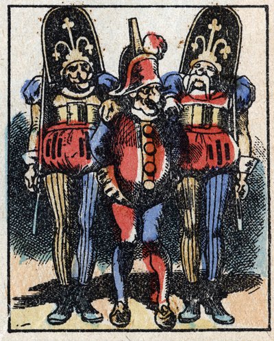 Historia om Dr. Pulcinella (Polichinelle). Trästick av Imaging Pellerin - Epinal, sd. Sent 1800-tal. av French School