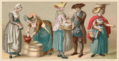 Holland Costumeswed av French School