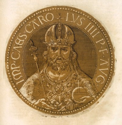 Helige romerske kejsaren Karl IV av French School