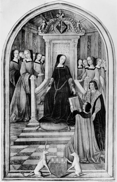Homage till Louise de Savoie (1476-1531) i Amiens 1518, från 