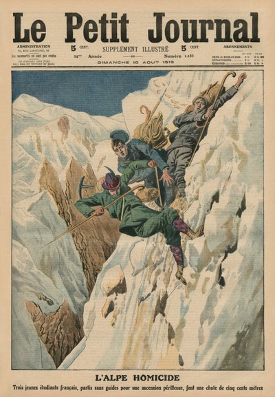 Homicidal Alp, framsidans illustration från 