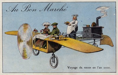 Smekmånad år 2000 (chromolitho) av French School