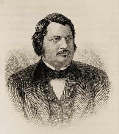 Honore de Balzac (1799-1850) av French School
