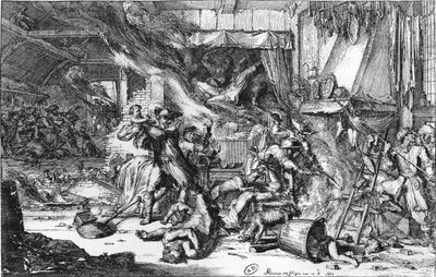 Fassor tillfogade av fransmännen i Holland, 1673 av French School
