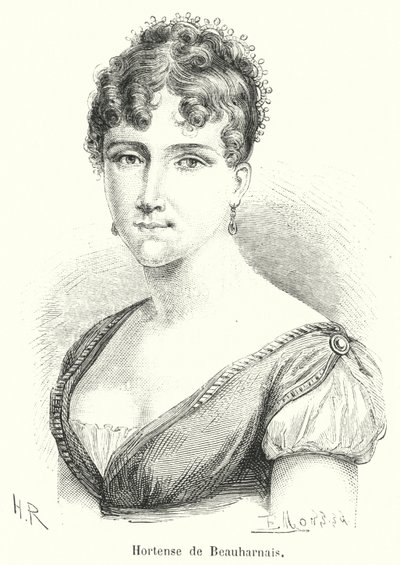 Hortense de Beauharnais (gravyr) av French School
