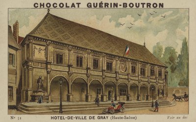 Rådhuset i Gray, Haute-Saone av French School