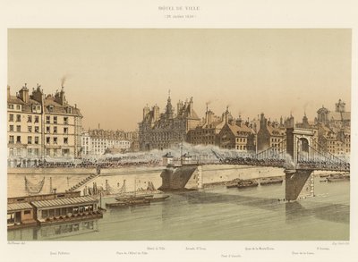 Rådhuset den 28 juli 1830 av French School