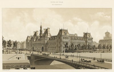 Stadshuset, under uppbyggnad av French School