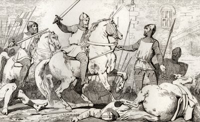 Hugh Capet (941-96) fångar Charles de Lorraine, från 