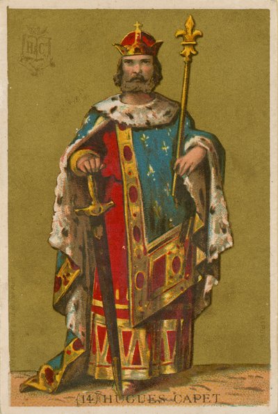Hugh Capet av French School