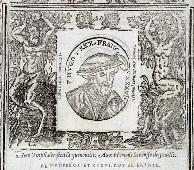 Hugues Capet - i "De capetianska kungarna" av French School