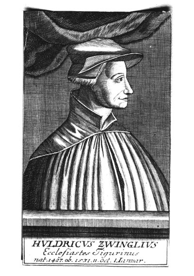 Huldrych Zwingli (1484-1531) av French School