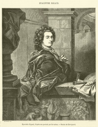 Hyacinthe Rigaud (gravyr) av French School