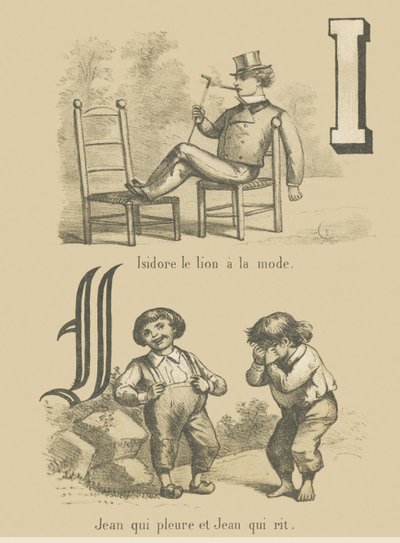 I J: Isidore det trendiga lejonet/John gråter och John skrattar av French School