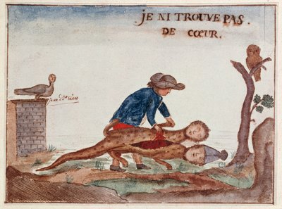 Jag kan inte hitta något hjärta, 1789 av French School