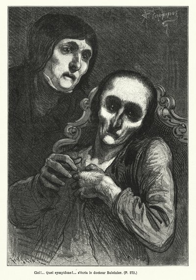 Illustration för Le Juif Errant (gravyr) av French School