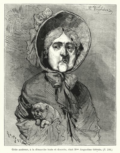 Illustration för Le Juif Errant (gravyr) av French School