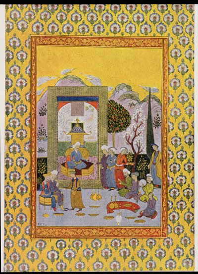 Illustration för Arabian Nights, 1895 (färggravyr) av French School