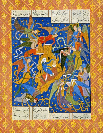 Illustration för Arabian Nights, 1895 (färggravyr) av French School