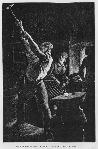Illustration till The Assommoir, A Realistic Novel, av Emile Zola (gravyr) av French School