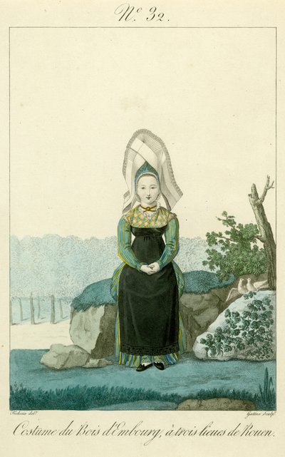 Illustration nr. 32, kostym av Bois d